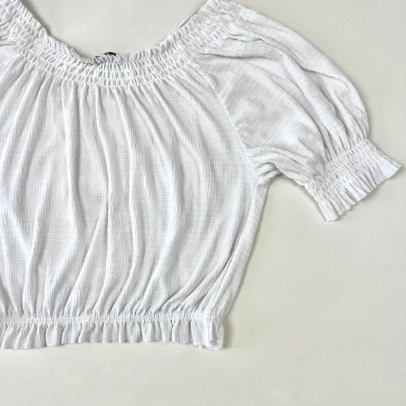 Ethereal Zara Peasant Top Off Shoulder Cottegecore Dainty Angelic Fairy Size S - Picture 12 of 12